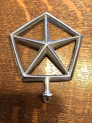 Vintage Chrysler Dodge Plymouth Pentastar Hood Ornament Emblem OEM Chrome  • $17.99