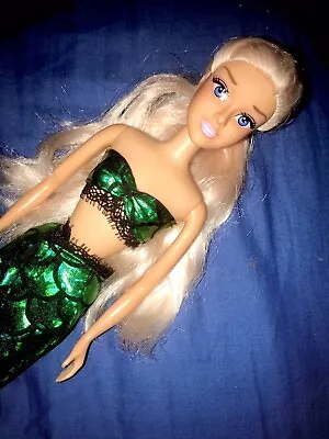 Unbranded 6th Scale Fashion Doll: (Clone?) W/ Mermaid Outfit - Made In China • $12.62