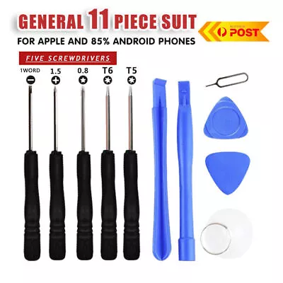 11 In 1 Screen Repair Tool Kit Set Opening Screwdriver For IPhone IPad Pentalobe • $6.29