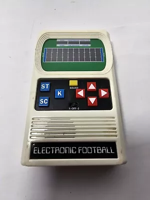 Electronic Football Handheld 1-2 Player Retro Mattel Game W/ Sound Tested WORKS  • $18.95