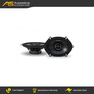 $152 • Buy Alpine S-S57 S-Series 5x7 Inch 2-Way Coaxial Speaker
