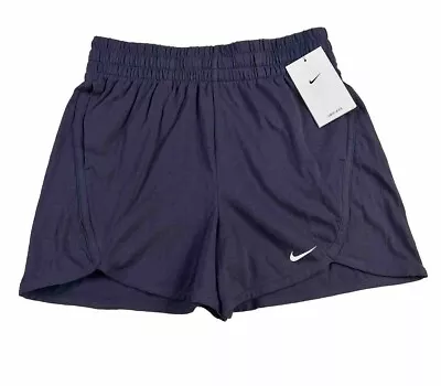 Nike Dri-Fit Girls Youth High Waisted Training Shorts 3”Terry Active Size L • $15.95