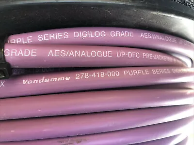 Van Damme Purple Series Digilog Grade 8 Pair Multicore Per Metre • £7