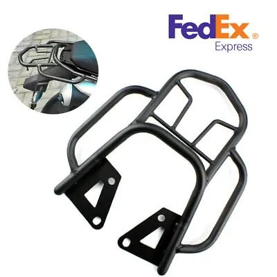 US- Motorcycle Armrest Rear Shelf Accessories Refitted Box Tail Fin Luggage Rack • $84.84