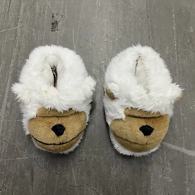 Animal Kingdom Monkey Slippers Adult White Shoes - Adult Size Medium  • $35