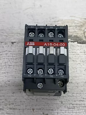 ABB A16-04-00 4-POLE CONTACTOR 30AMP 600V Nice • $28.99