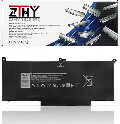 ZTHY New 60Wh F3YGT Laptop Battery For Dell Latitude 12 7000 7280 7290/13 7000 7 • $64.37