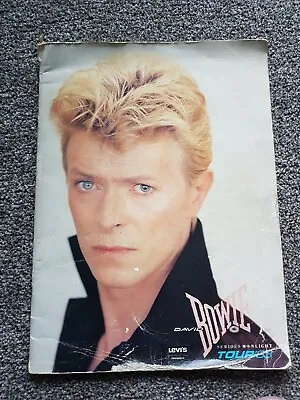 £10 • Buy David Bowie Official Programme European Serious Moonlight Tour 1983