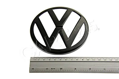 Genuine VW Golf R32 GTI Rabbit Variant Vw Emblem Black Front 1J0853601A041 • $51.96