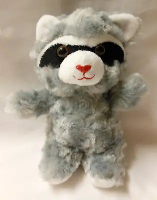 Homerbest Shaggy Baby Raccoon Gray White Soft Plush Toy 7  Stuffed Animal 2010 • $7.80