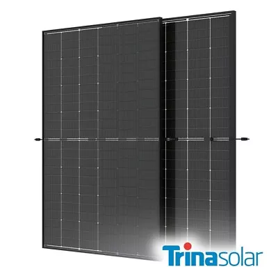 Trina Vertex S+ 440W N-Type Dual Glass Black Frame Solar Panel  25 YR Warranty • $225