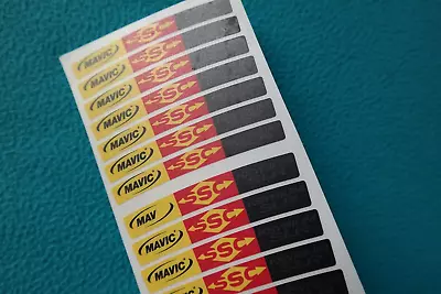 MAVIC KSYRIUM SLR REPLACEMENT SMALL DECAL SET 12pcs • $20.50