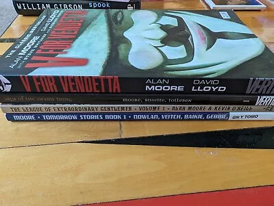 Alan Moore GN Lot V Vendetta Swamp Thing Vol 1 League Gentlemen Tomorrow Stories • $20