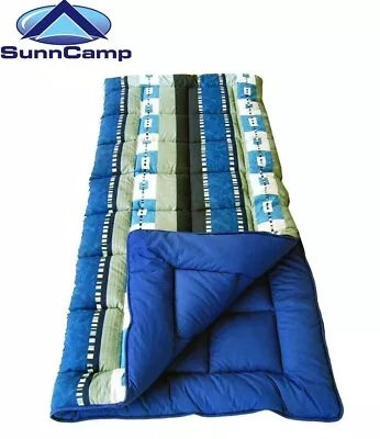 Sunncamp Expressions Super Deluxe King Size 600g/m² Sleeping Bag Single SB1512 • £54.95