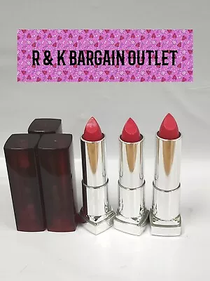 Maybelline New York Color Sensational Lipstick # 625 Are You Red-dy Lot Of 3pcs • $9.94