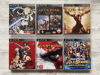 SONY PS3 No More Heroes & God Of War & All Stars Battle Royale Set From Japan • $167.08