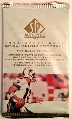 $139.99 • Buy 1998 Upper Deck SP Authentic Football Sealed Pack