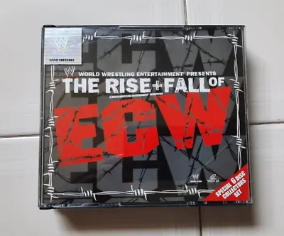 WWE ECW The Rise + Fall Of ECW 2005 VCD Collectors Set ( 6  Discs ) Used Tested • $50