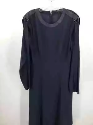 BCBG Navy Size 10 Maxi Long Sleeve Dress • $28.99