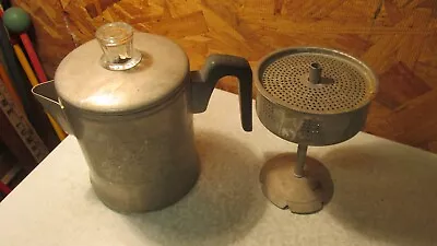 Vintage Century Aluminum Stove Top Coffee Pot- 5 Cup • $9.99