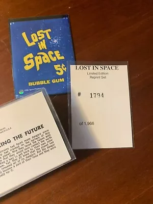 Lost In Space Limited Reprint Trading Card Set 1966 Set (56 Cards) Mint • $89.95