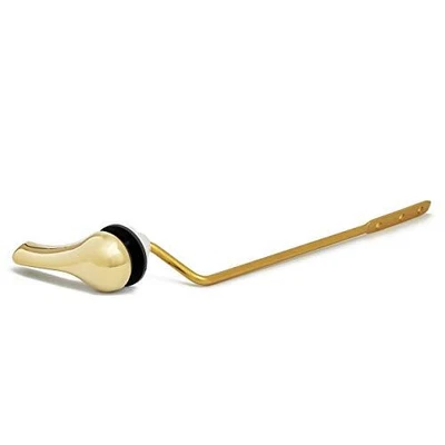 £17.74 • Buy Brass Polished Toilet Tank Flush Lever Handle With Nut Lock Gold Finished Sid...