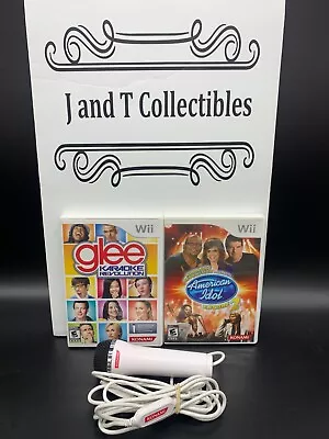 Nintendo Wii American Idol 2 & Karaoke Revolution: Glee And Konami Microphone • $30.99