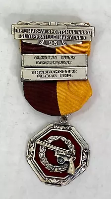 1961 Del-Mar-Va Sportsman Association Shooting Competition Medal • $15