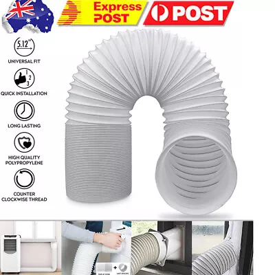 $27.99 • Buy 13/15cm Flexible Exhaust Hose Tube Pipe For Portable Air Conditioner Vent Duct