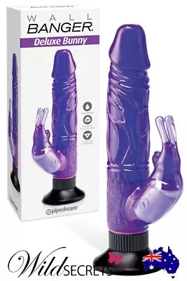 NEW Pipedream Realistic 8.2 Inch Rabbit Vibrator With Suction Cup Base Sex Toy • $47.99