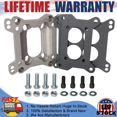 Universal MRG-1933 Carburetor Adapter Kit 4-Barrel To 4-Bolt 2-Barrel For Chevy • $22.99