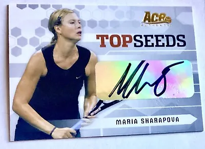 MARIA SHARAPOVA Autograph #/115 Ace Authentic Auto Leaf Pearl Goodwin Champions • $149.99