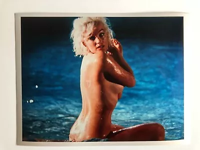 Marilyn Monroe Something’s Got To Give Rare On The Scene Pool Photo Swim 8x6inch • $14.94