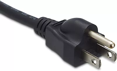 ✅25-Foot Computer Monitor TV Replacement Power Cord Black✅ • $14