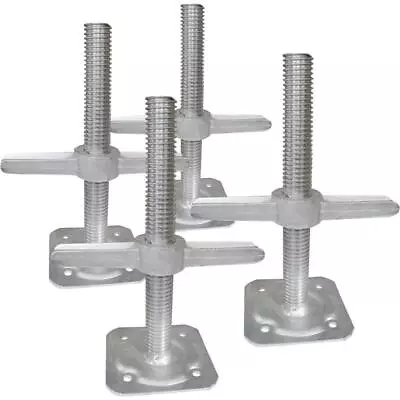 MetalTech Scaffolding Platform 12  Leveling Jacks Galvanized Steel (4-Pack) • $88.64