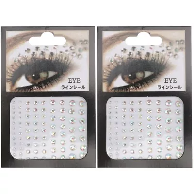 Face Glitter Festival With Glue Face Jewels Makeup Crystal Makeup Sticker • £5.15
