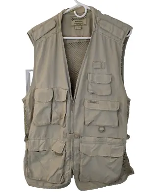 Weekender Travelers Multi Pocket Vest Beige Size L • $25