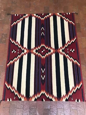 $675 • Buy New, Zapotec, Navajo Style Third Phase Chief’s Rug By Master Julia Ruiz 