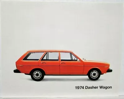 1974 VW Dasher Wagon Spec Sheet • $11.48