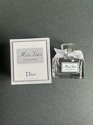 MISS DIOR Eau De Parfum Mini Splash BY DIOR 0.17 FL OZ / 5 ML EDP Travel BNIB • $18.99