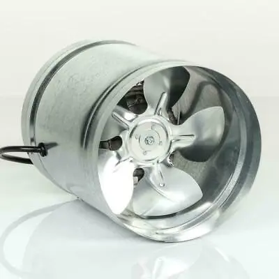 160mm Metal Inline Extractor Fan / Industrial Duct Tube Pipe Ventilator • £26.69