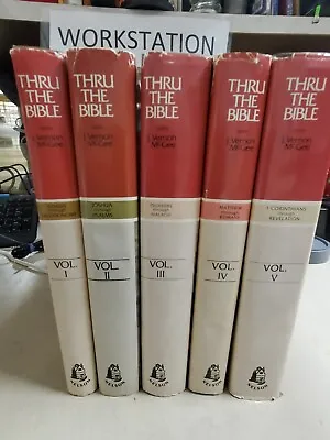 Thru The Bible 5 Volume Set Ser.: Genesis Through Revelation By J. Vernon McGee • $75