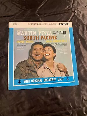 Martin Pinza South Pacific Original Broadway Cast Columbia Masterworks Vinyl LP • $4.99