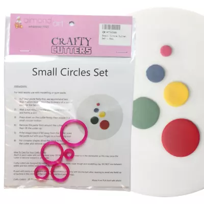 Set Of Small Circle Round Disc Cutters For Craft  & Cake Decorating • £4.99