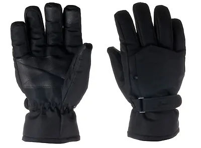 New 3m Thinsulate Waterproof Insulated Ski Snow Gloves Men Women Black • $26.95