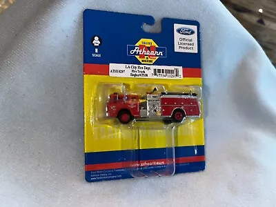 N Scale Athearn Fire Truck LA City Fire NIB • $32