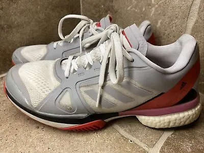 Adidas Stella McCartney Barricade Boost Women's Size 8 Gray Red Shoes • $27.99