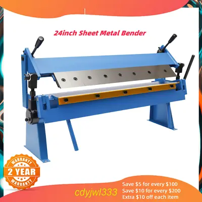 24inch Sheet Metal Bender 0-135° Bending Precision Pan And Box Metal Hand Brake • $330