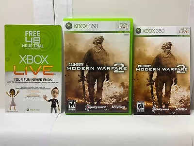 $3.99 • Buy *Manual Insert & Case Only* Call Of Duty Modern Warfare 2 XBOX 360 *Replacement*