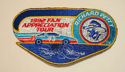 $16.99 • Buy Richard Petty 1992 Fan Appreciation Tour NASCAR Racing Jacket Hat Patch New NOS 